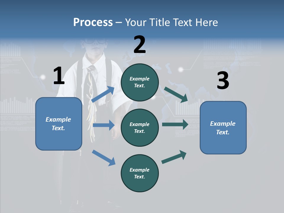 Coworking Briefcase Eyeglasses PowerPoint Template