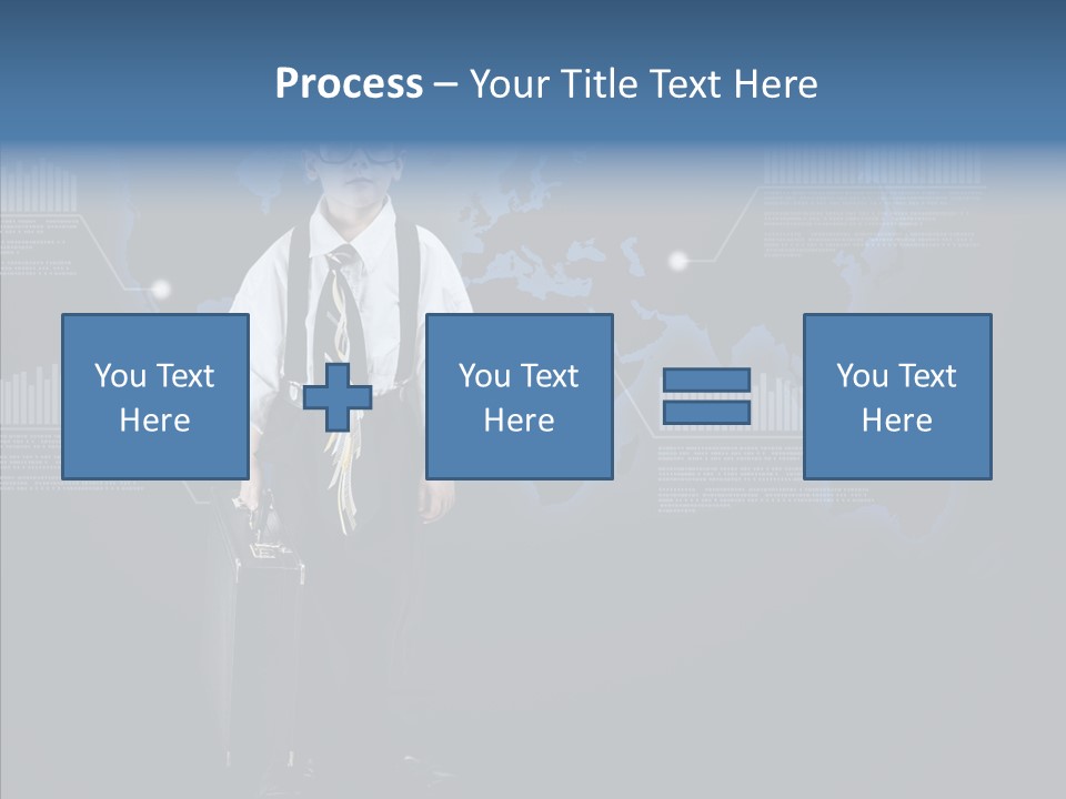 Coworking Briefcase Eyeglasses PowerPoint Template