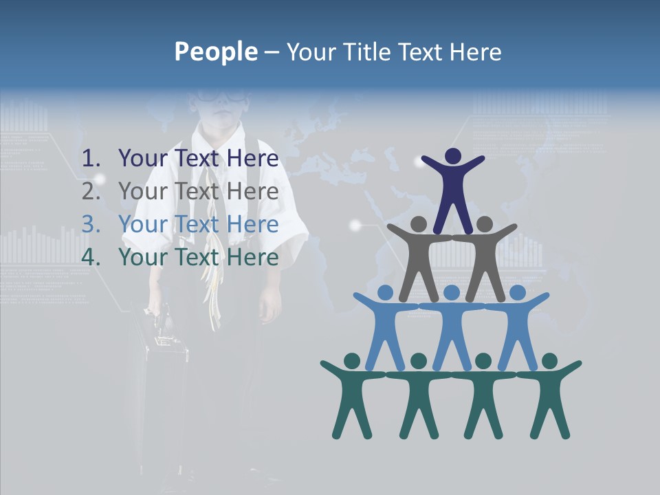 Coworking Briefcase Eyeglasses PowerPoint Template