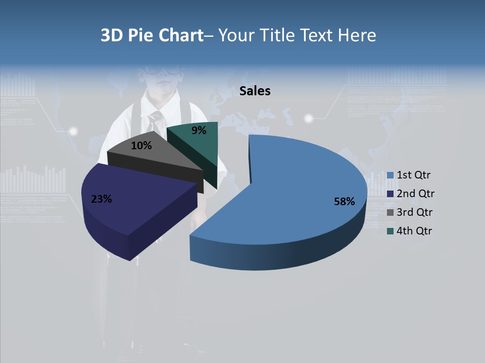 Coworking Briefcase Eyeglasses PowerPoint Template
