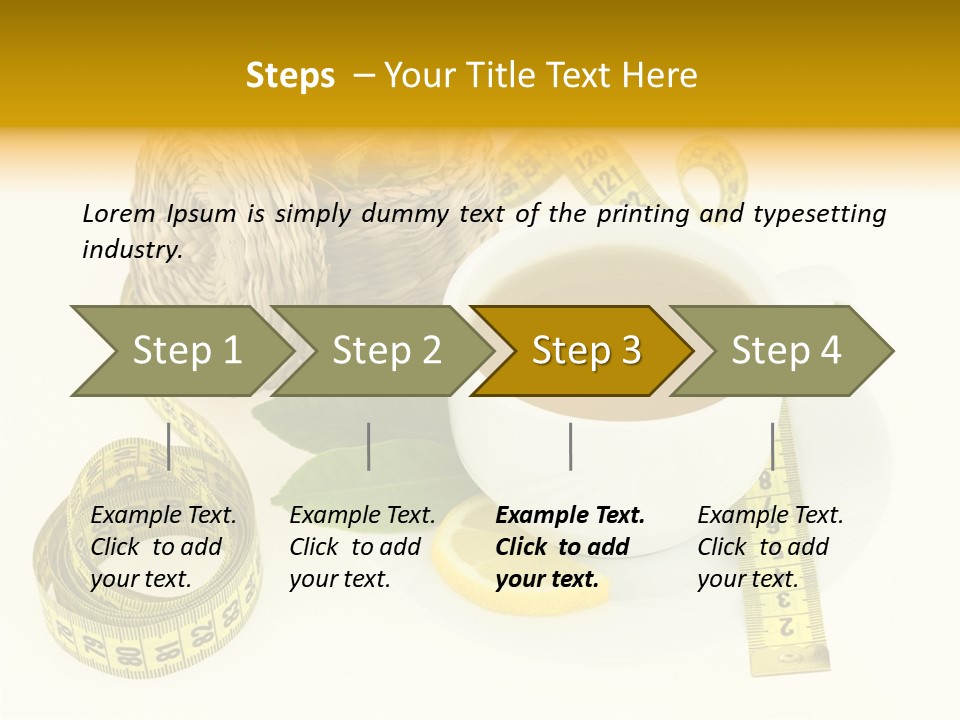 Green Herb Diet PowerPoint Template