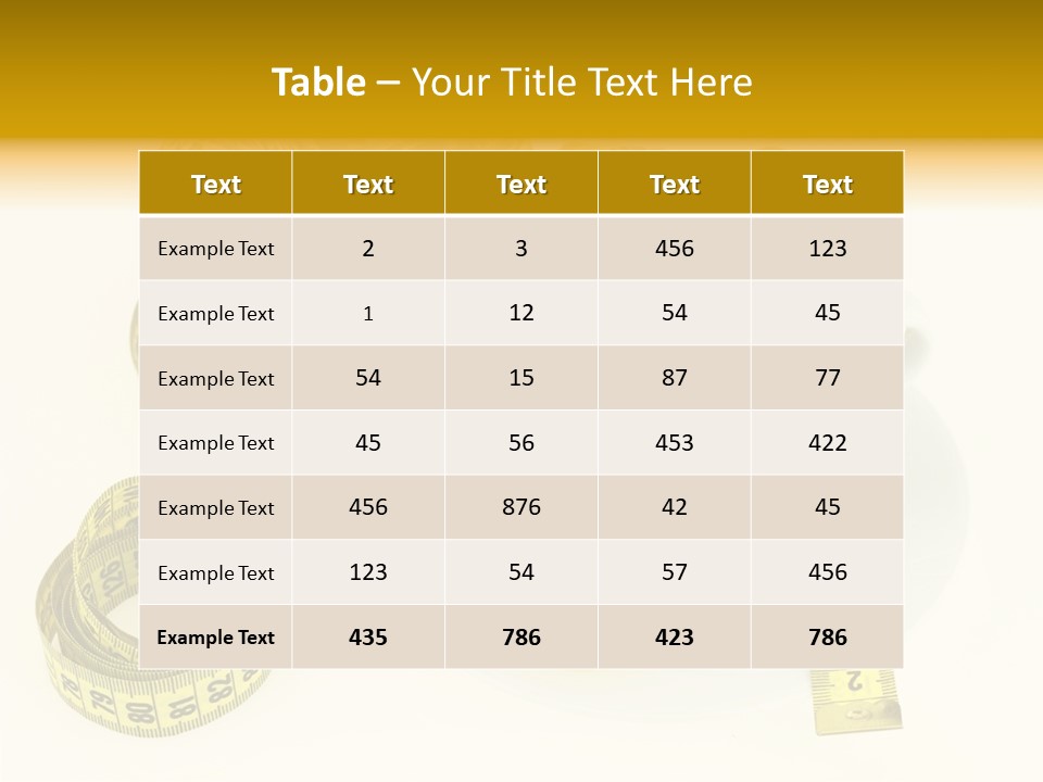 Green Herb Diet PowerPoint Template