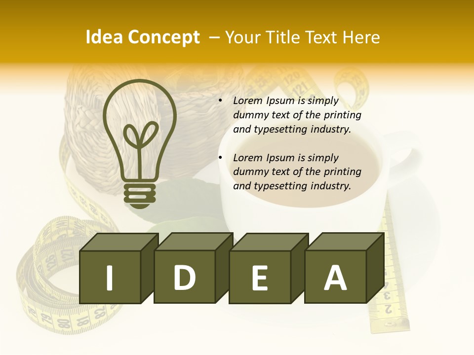 Green Herb Diet PowerPoint Template