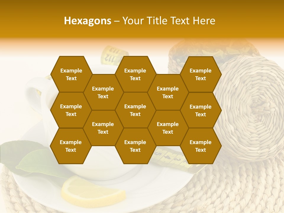 Health Tea White PowerPoint Template