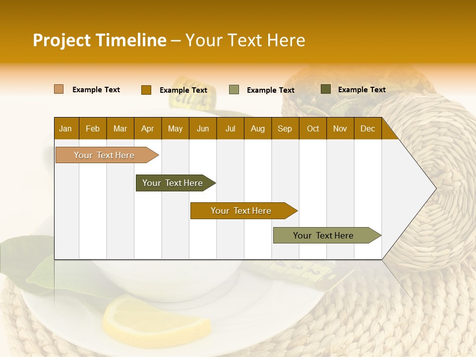 Health Tea White PowerPoint Template