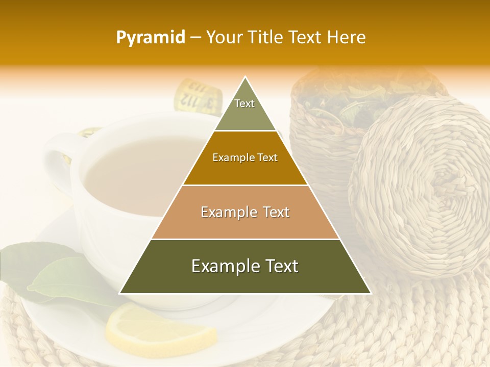 Health Tea White PowerPoint Template