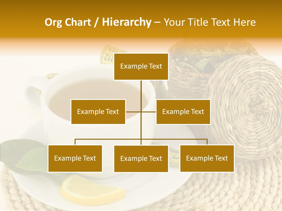 Health Tea White PowerPoint Template