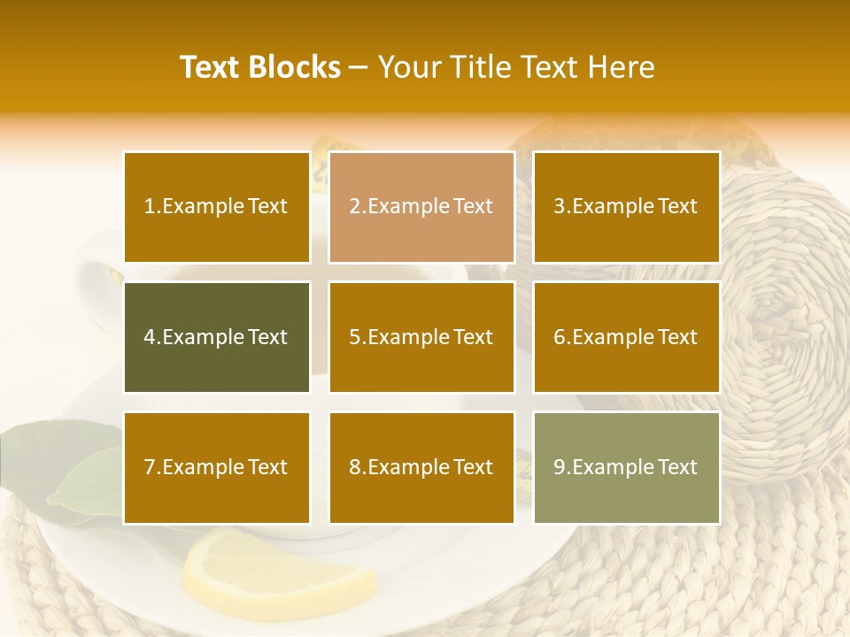 Health Tea White PowerPoint Template