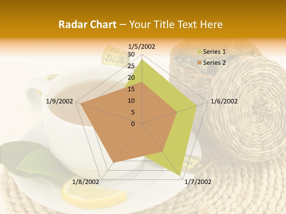 Health Tea White PowerPoint Template