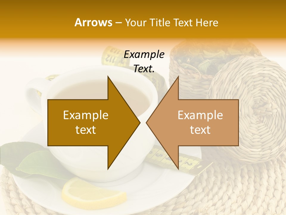 Health Tea White PowerPoint Template