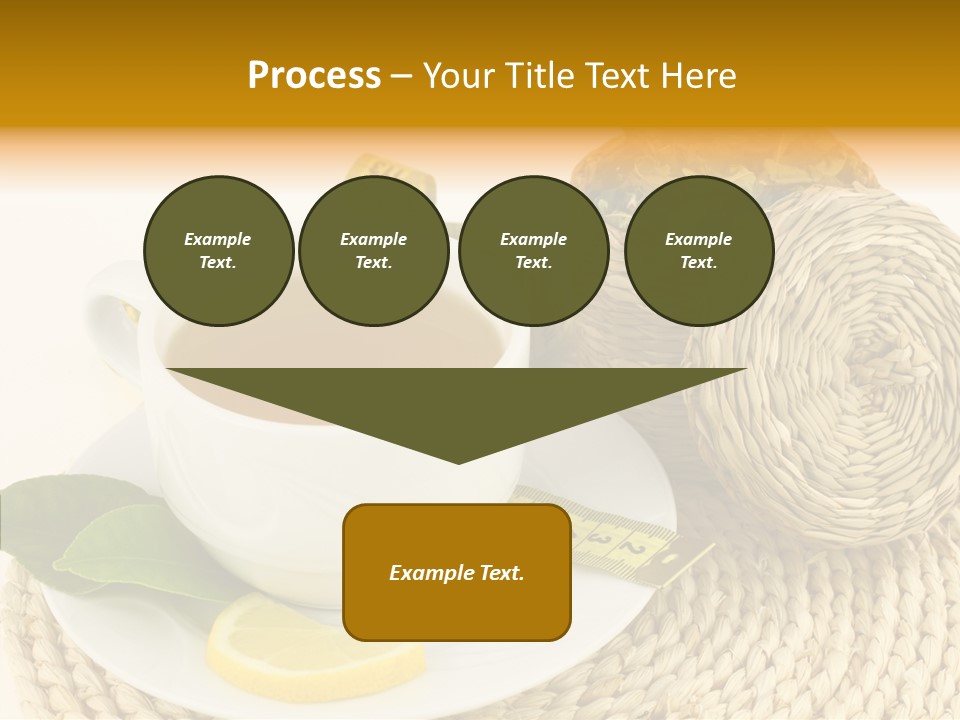 Health Tea White PowerPoint Template