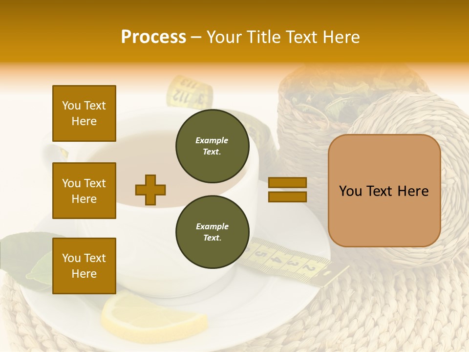 Health Tea White PowerPoint Template