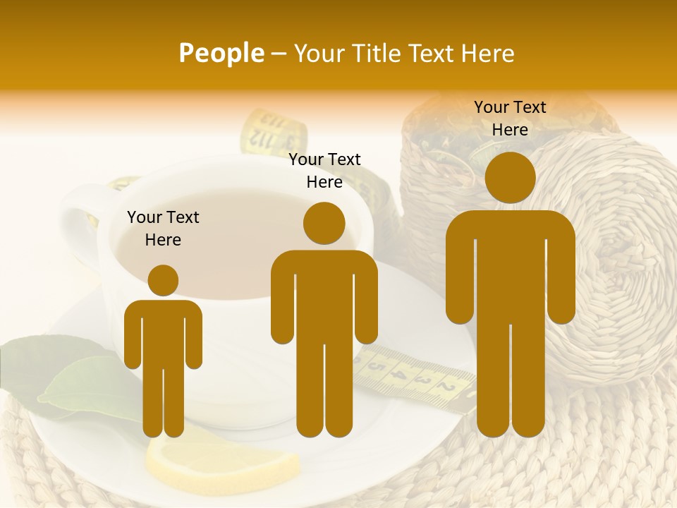 Health Tea White PowerPoint Template