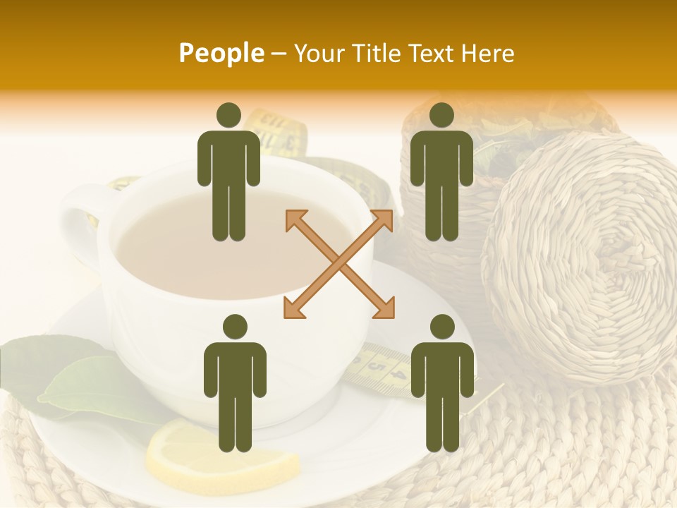 Health Tea White PowerPoint Template