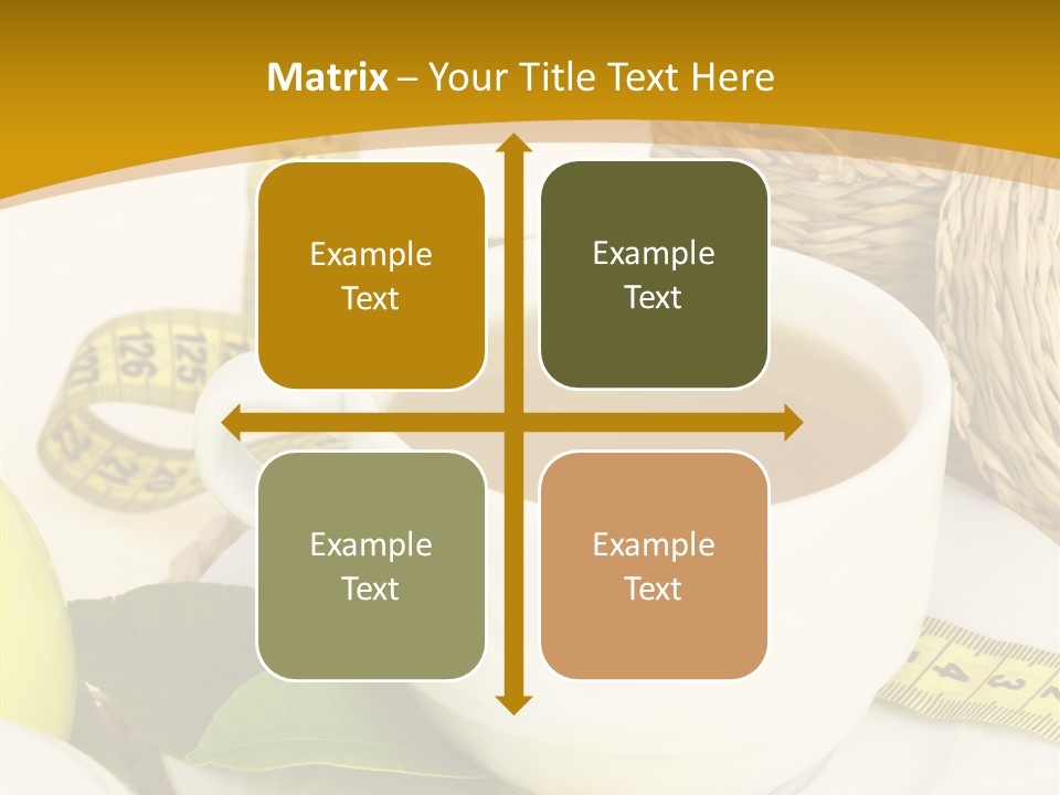 Beverage Herb Verbenas PowerPoint Template