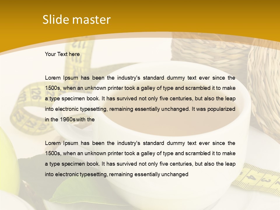 Beverage Herb Verbenas PowerPoint Template