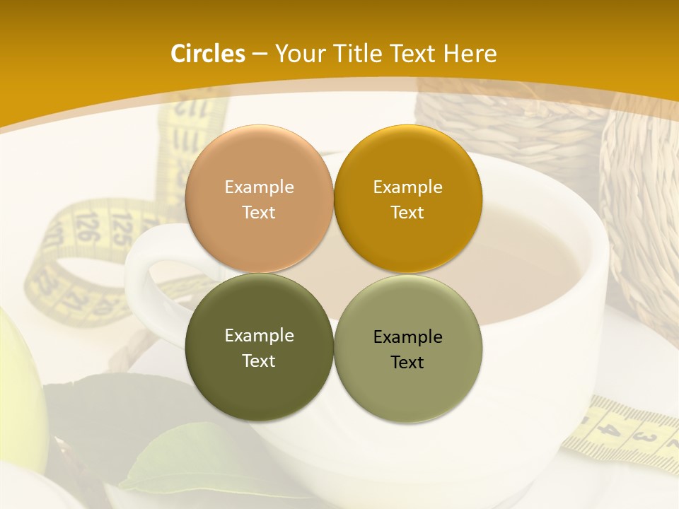 Beverage Herb Verbenas PowerPoint Template