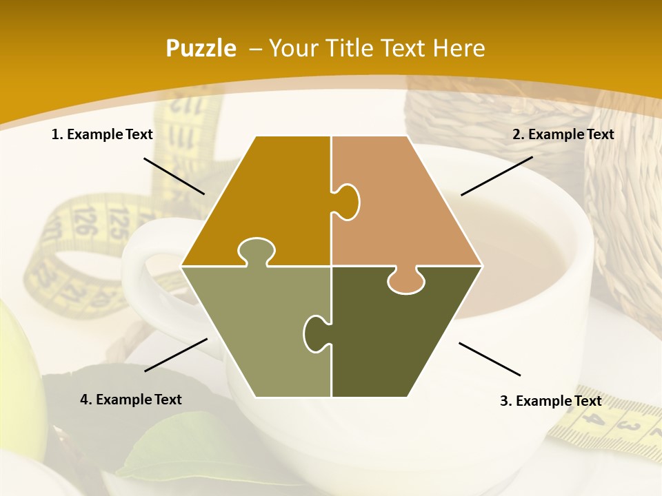 Beverage Herb Verbenas PowerPoint Template