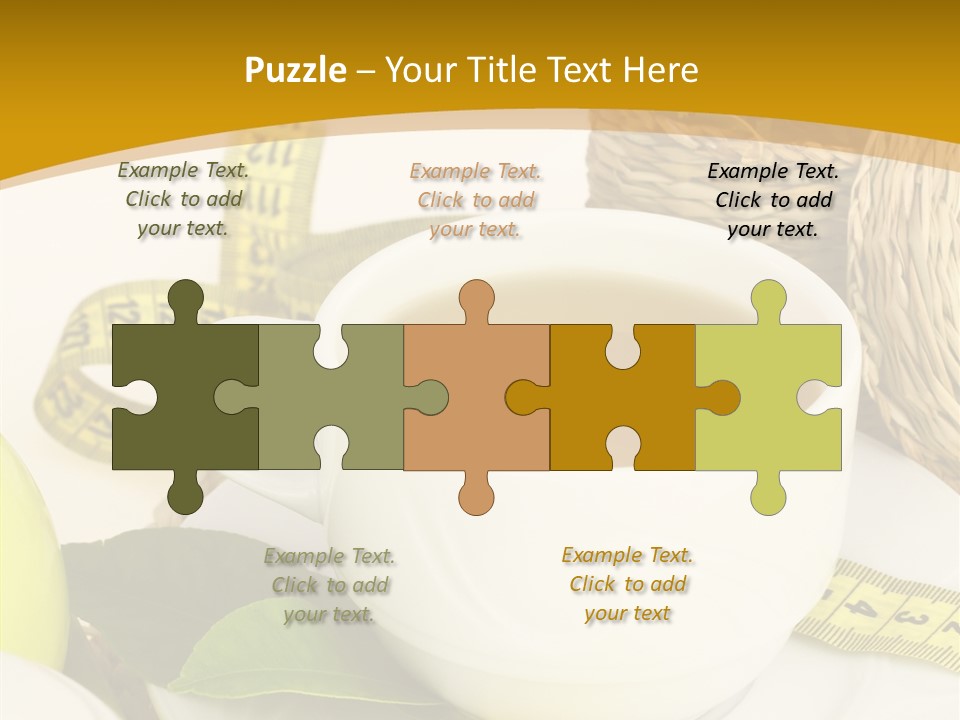 Beverage Herb Verbenas PowerPoint Template