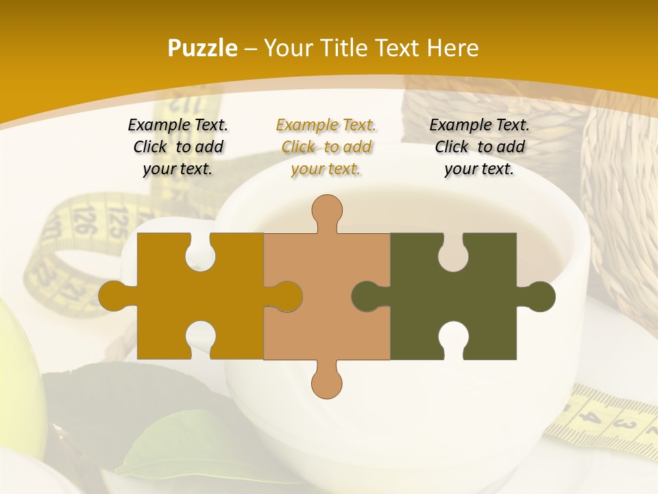 Beverage Herb Verbenas PowerPoint Template