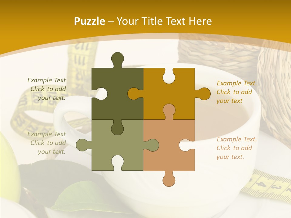 Beverage Herb Verbenas PowerPoint Template