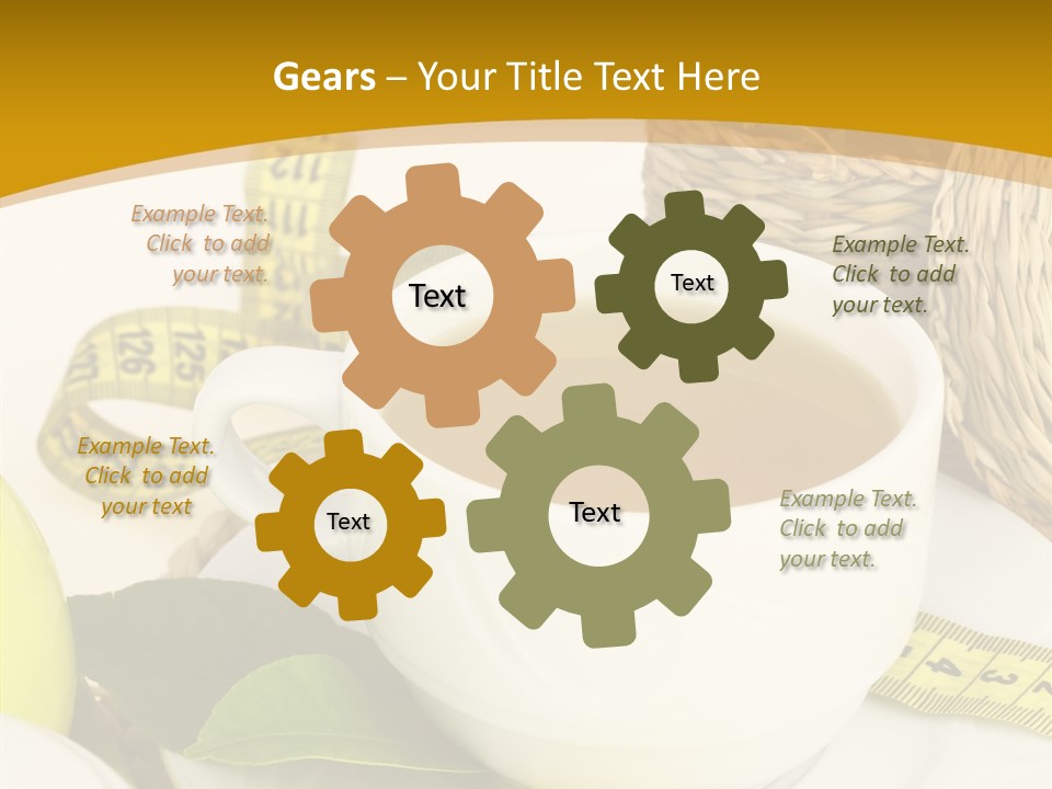 Beverage Herb Verbenas PowerPoint Template