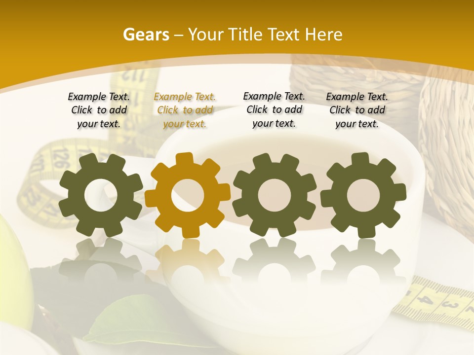 Beverage Herb Verbenas PowerPoint Template