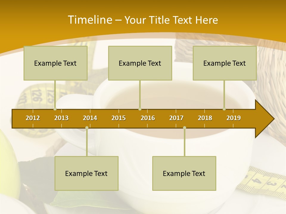 Beverage Herb Verbenas PowerPoint Template