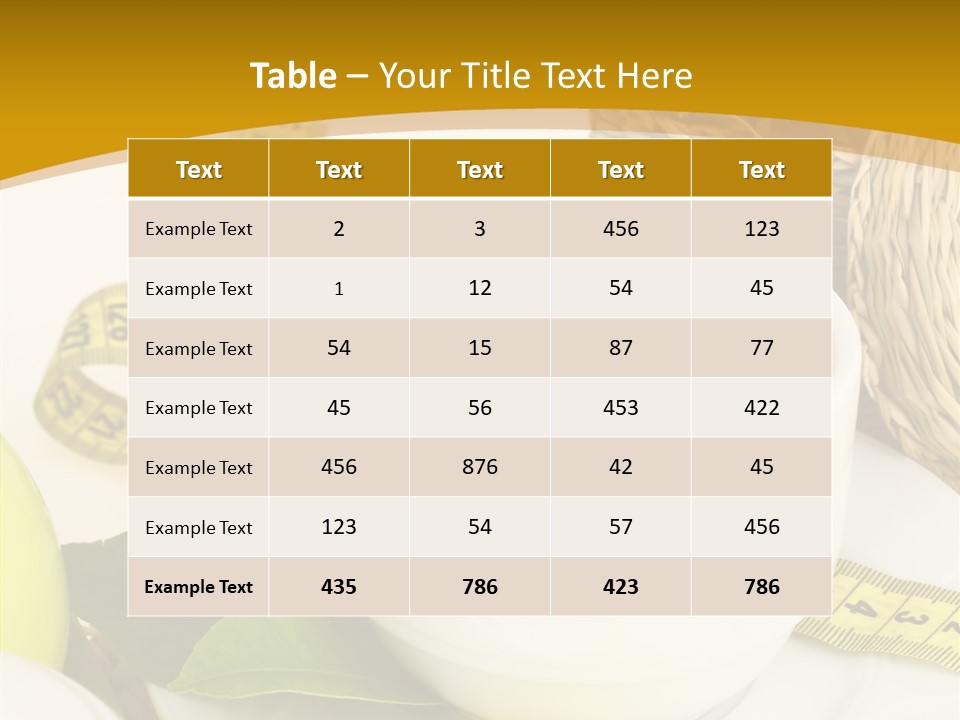 Beverage Herb Verbenas PowerPoint Template