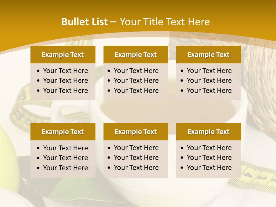 Beverage Herb Verbenas PowerPoint Template
