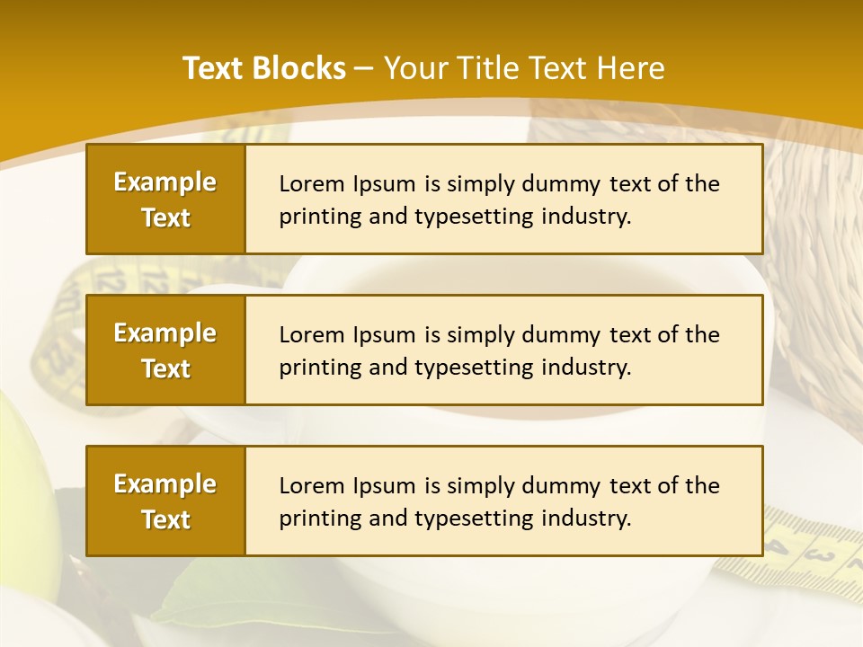 Beverage Herb Verbenas PowerPoint Template