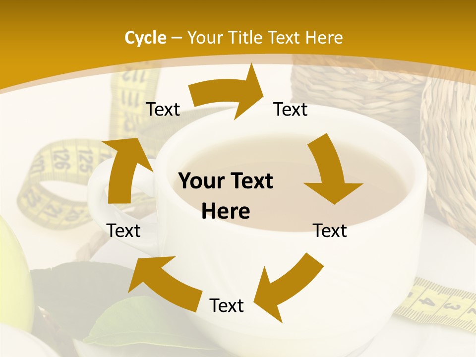 Beverage Herb Verbenas PowerPoint Template