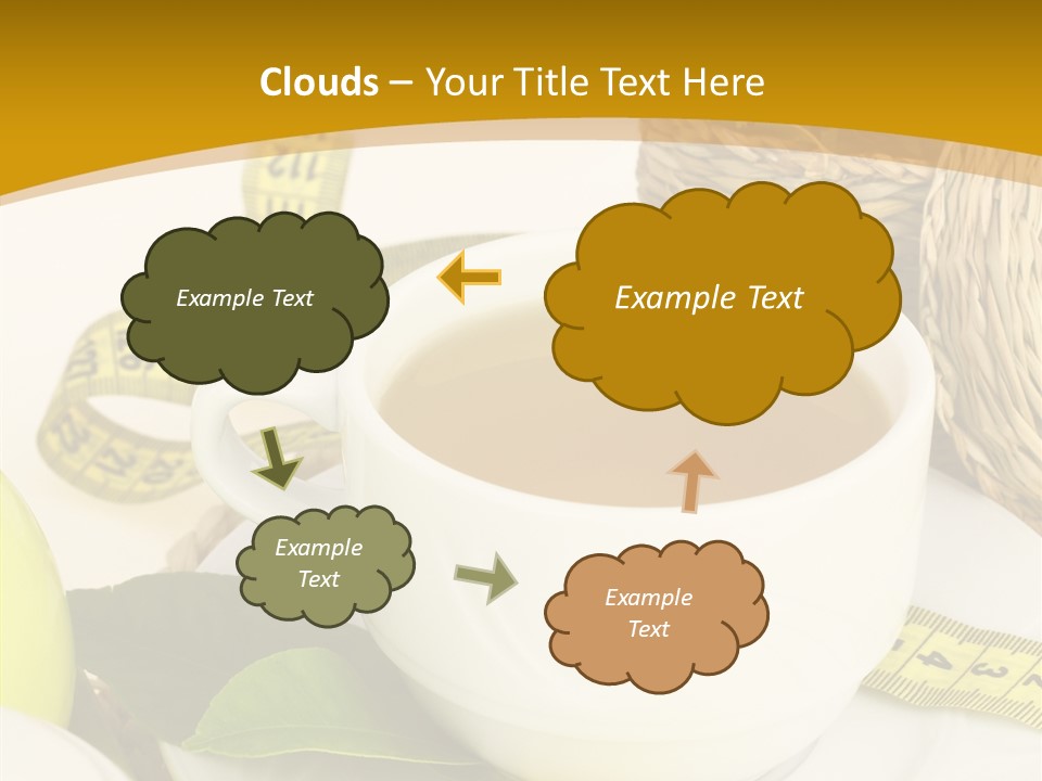 Beverage Herb Verbenas PowerPoint Template