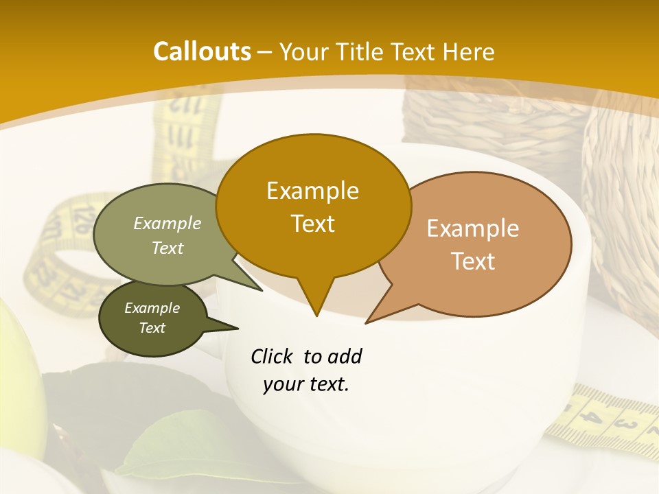 Beverage Herb Verbenas PowerPoint Template