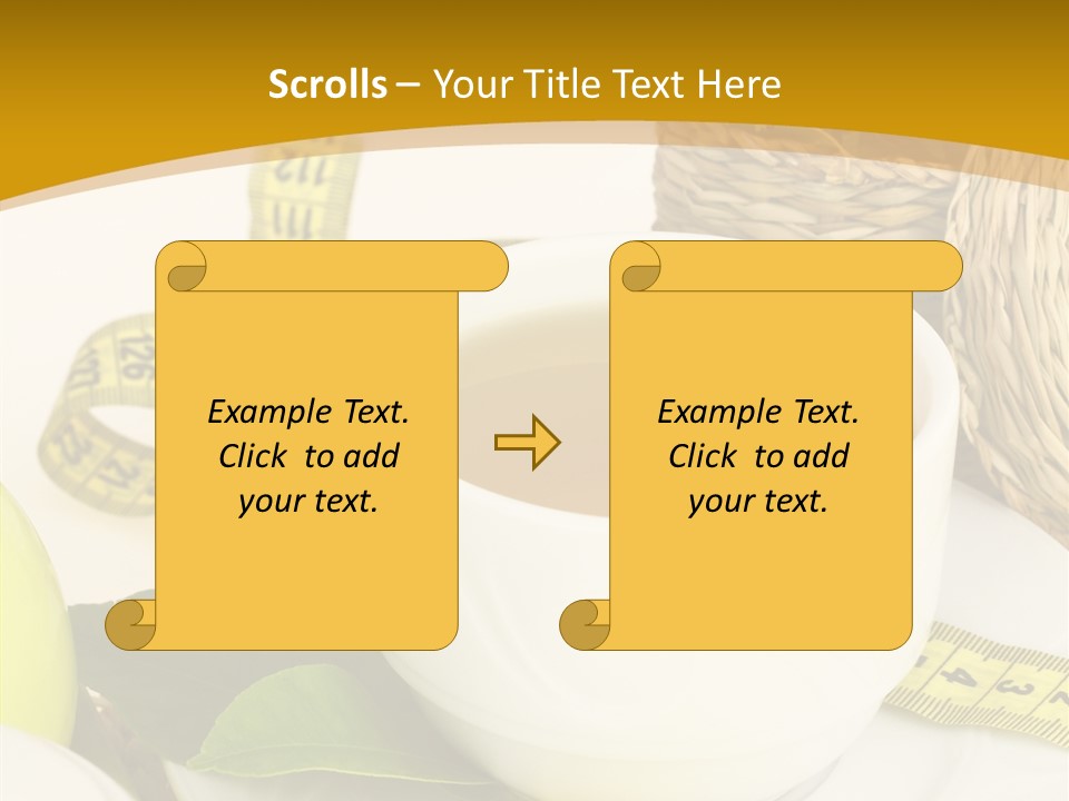 Beverage Herb Verbenas PowerPoint Template