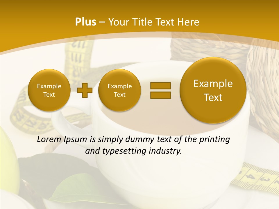 Beverage Herb Verbenas PowerPoint Template