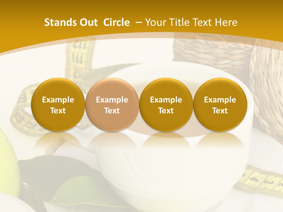 Beverage Herb Verbenas PowerPoint Template