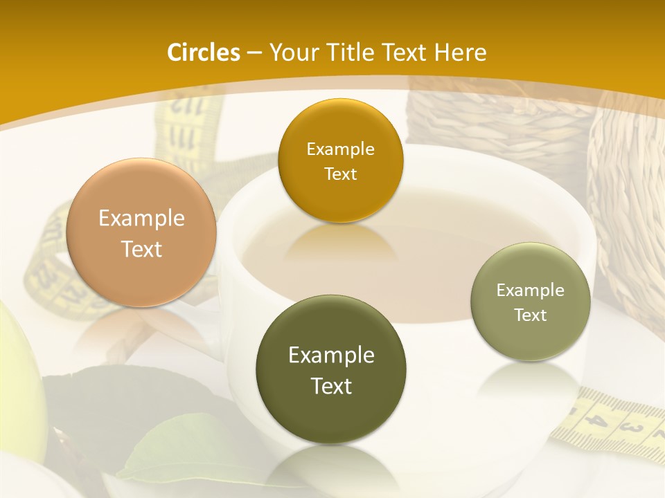 Beverage Herb Verbenas PowerPoint Template