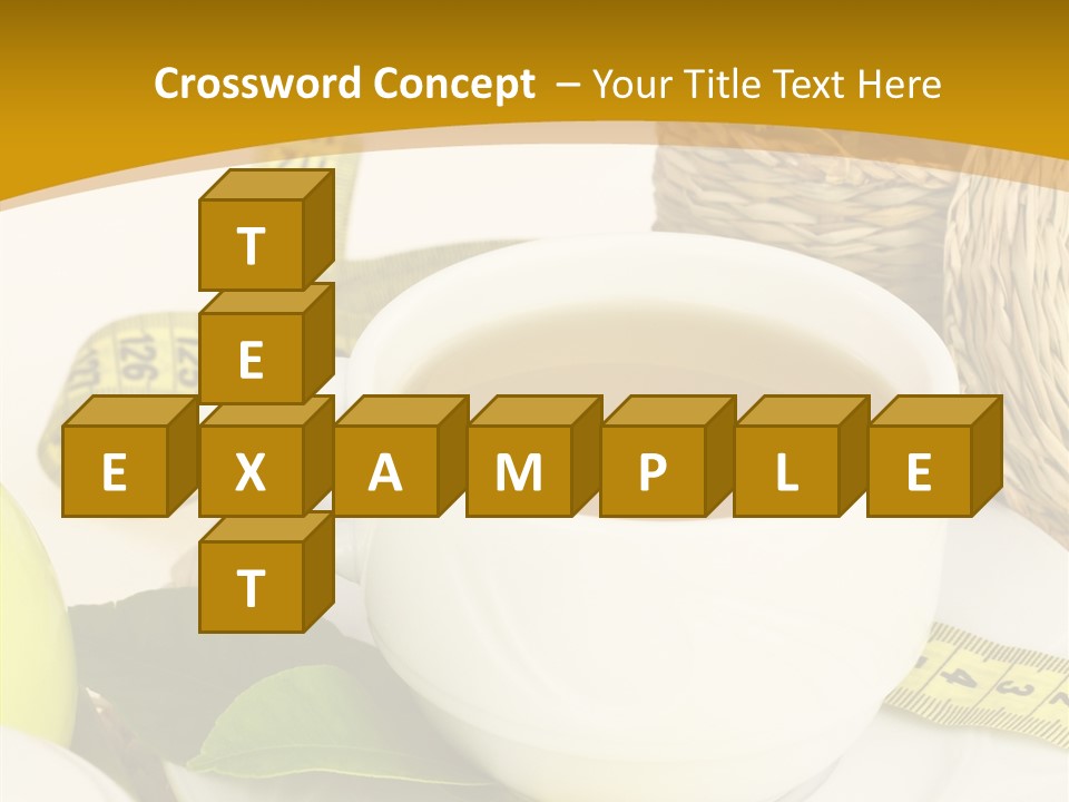 Beverage Herb Verbenas PowerPoint Template