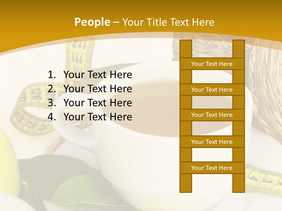 Beverage Herb Verbenas PowerPoint Template