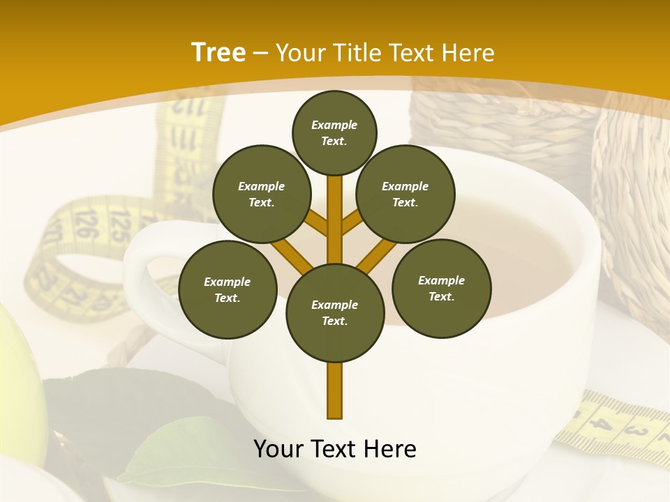 Beverage Herb Verbenas PowerPoint Template