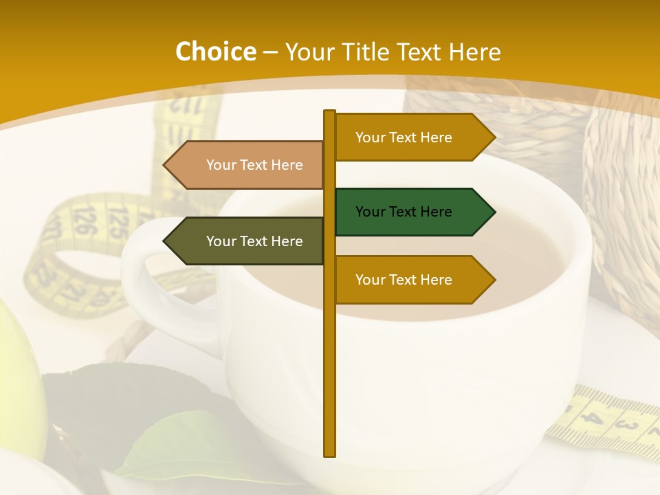 Beverage Herb Verbenas PowerPoint Template