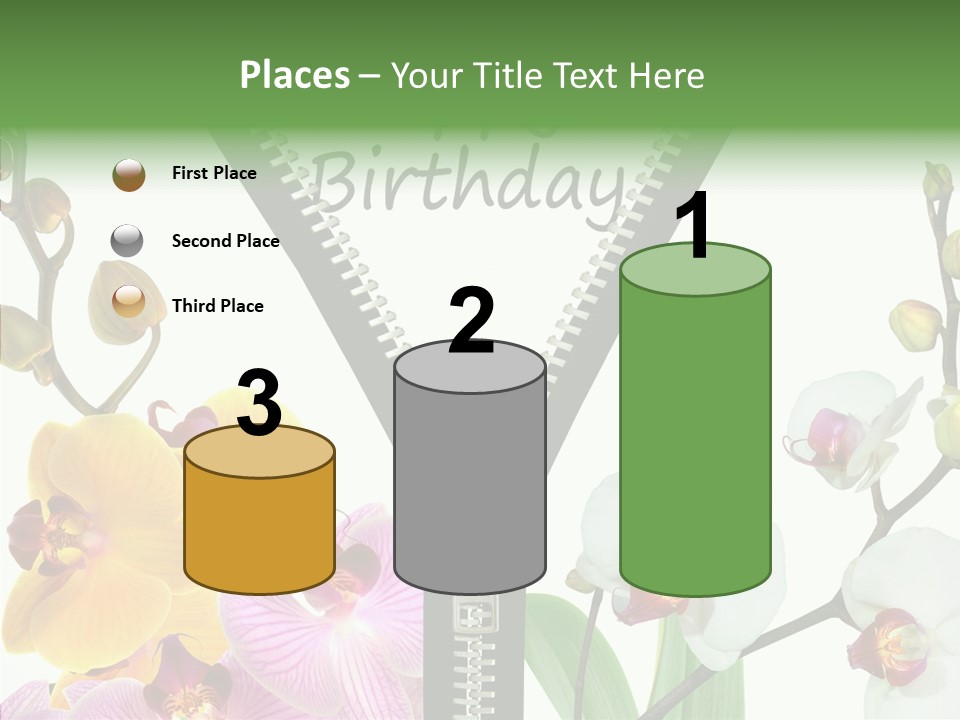 Herzlichen Gl Geburtstag Bunt PowerPoint Template