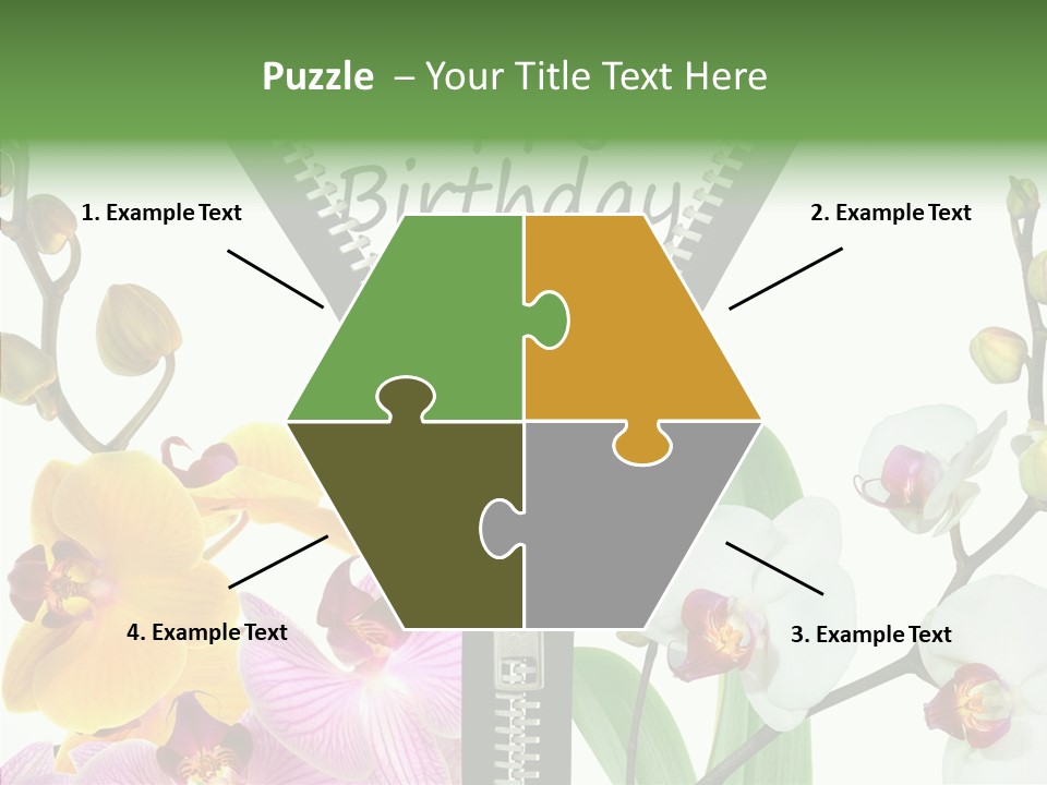 Herzlichen Gl Geburtstag Bunt PowerPoint Template