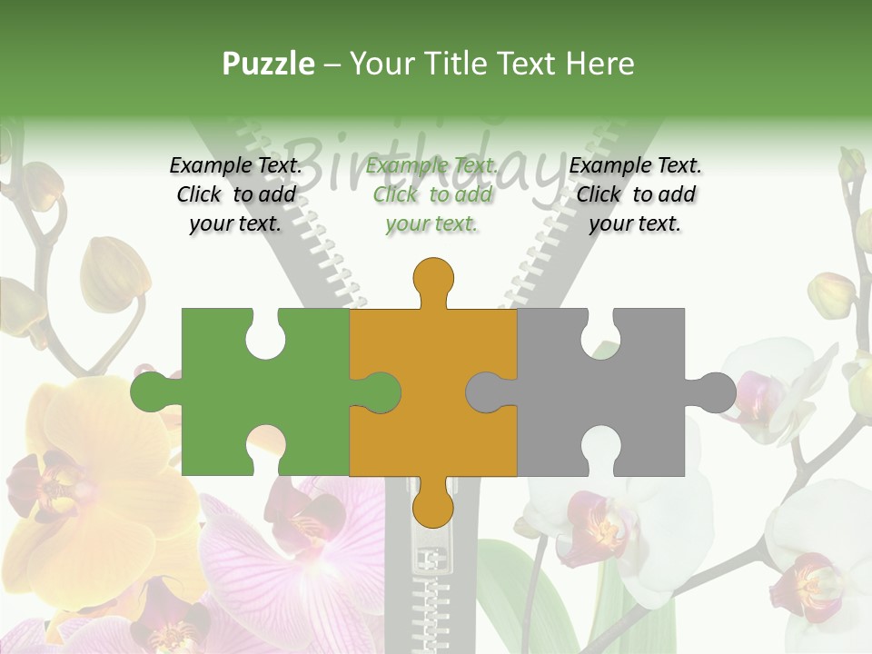 Herzlichen Gl Geburtstag Bunt PowerPoint Template