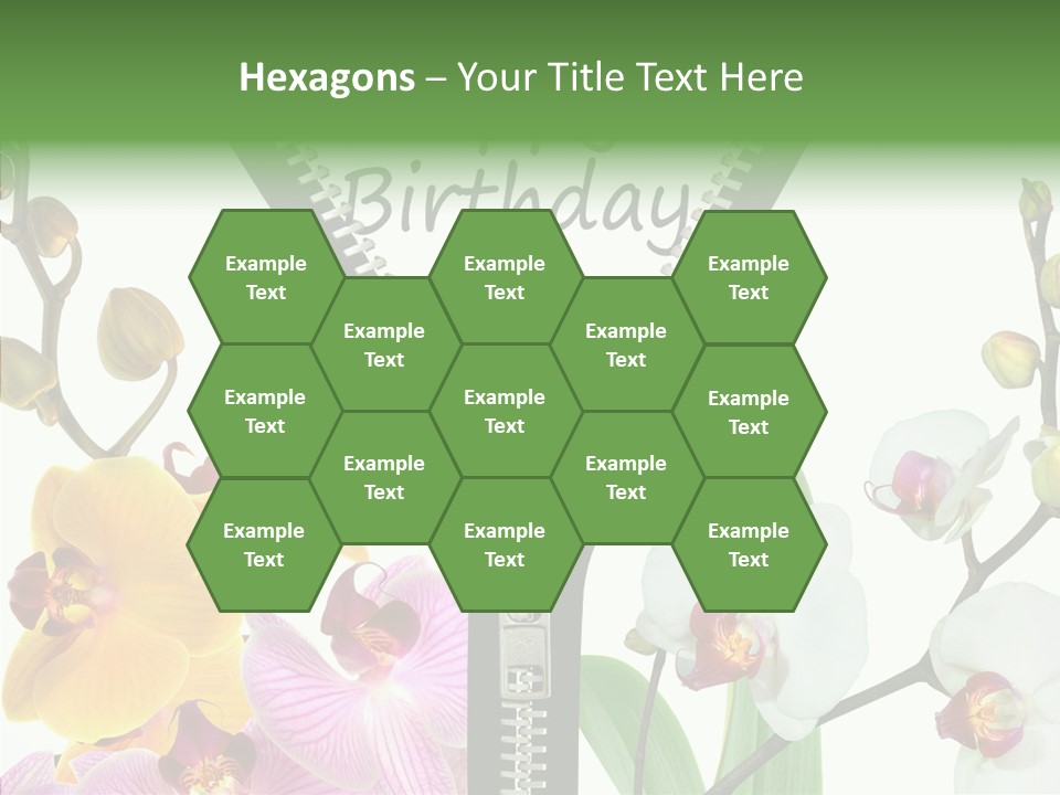 Herzlichen Gl Geburtstag Bunt PowerPoint Template