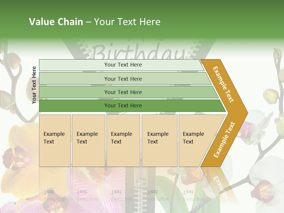 Herzlichen Gl Geburtstag Bunt PowerPoint Template