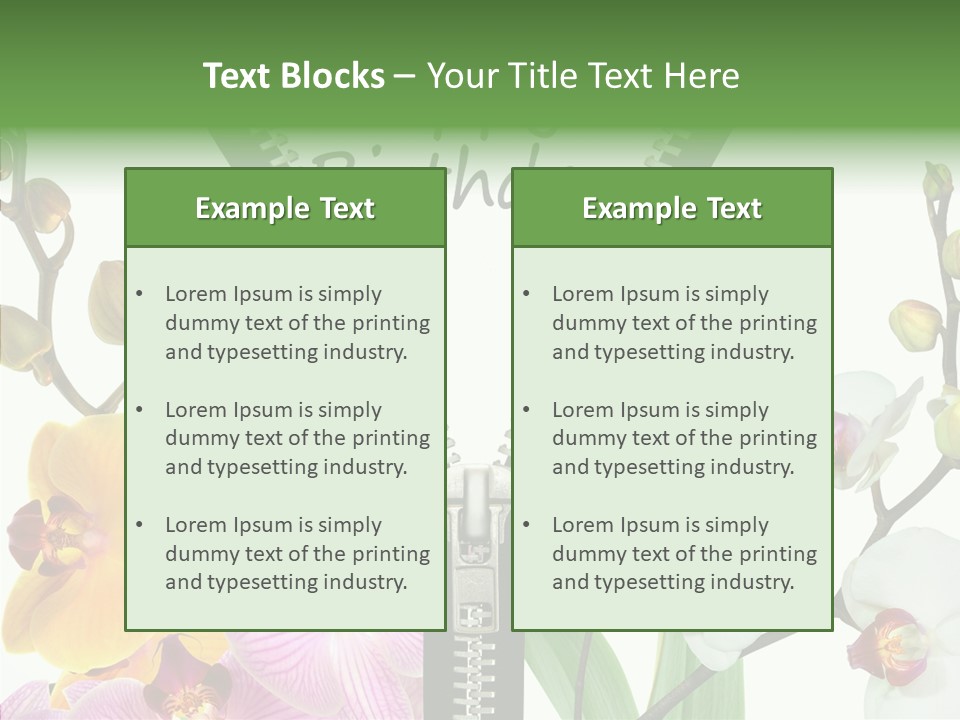 Herzlichen Gl Geburtstag Bunt PowerPoint Template