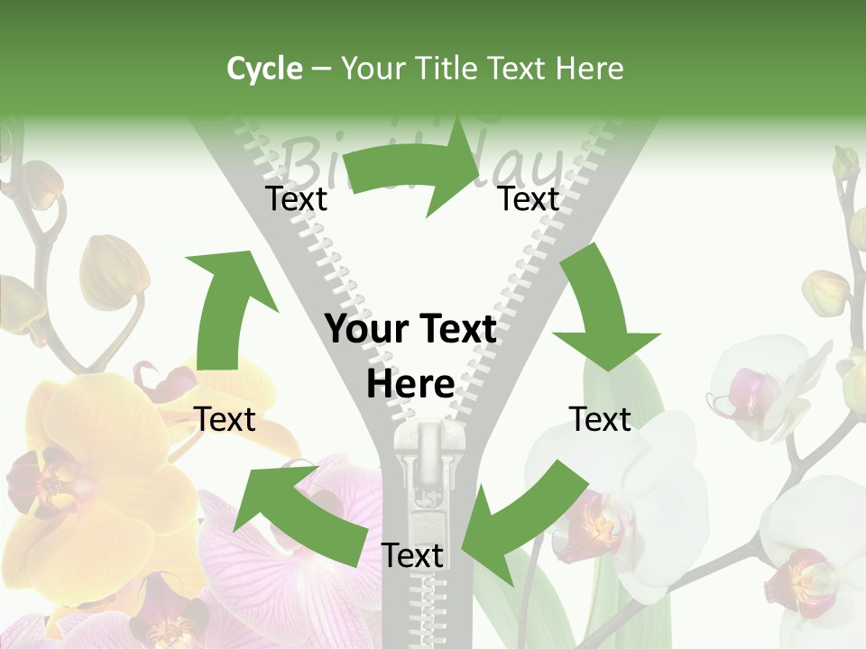 Herzlichen Gl Geburtstag Bunt PowerPoint Template