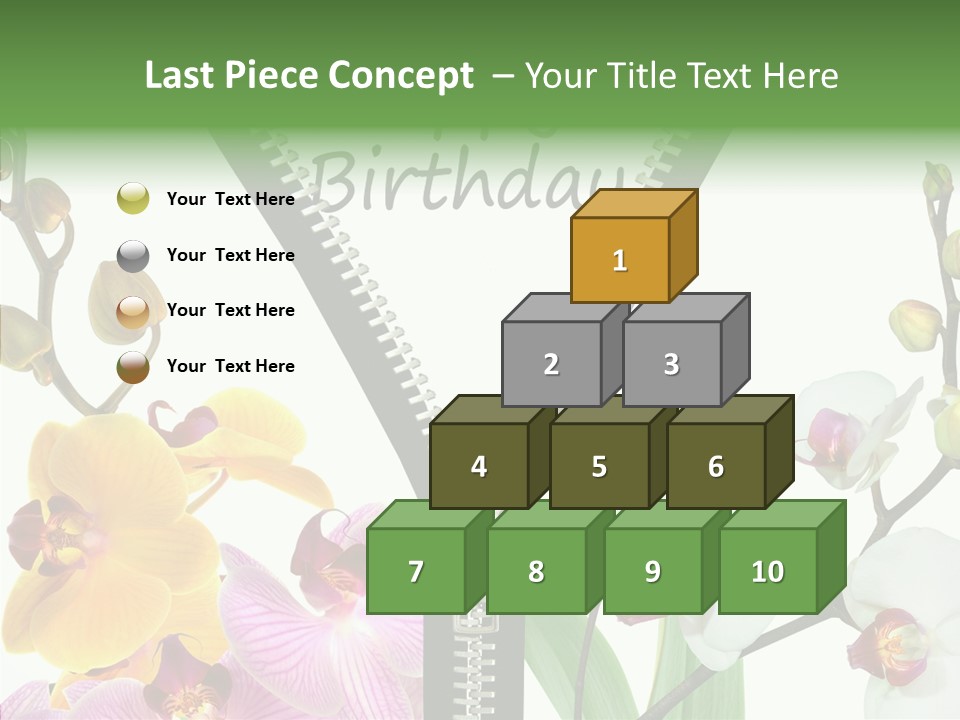 Herzlichen Gl Geburtstag Bunt PowerPoint Template